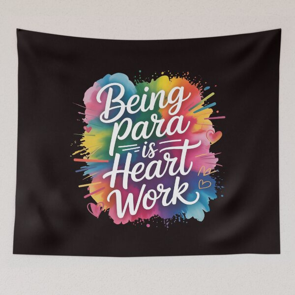 Item preview, Being Para is Heart Work – Special Education Assistant Appreciation Gift designed and sold by Redgiant87x.