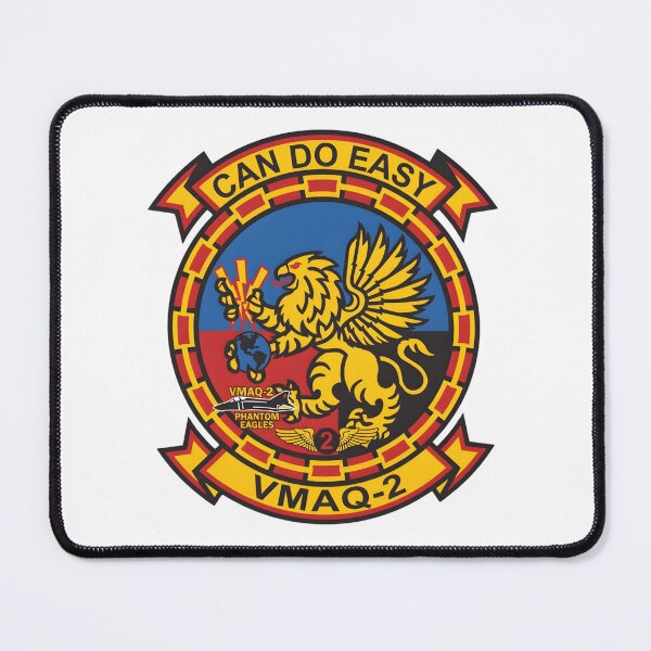 Item preview, Insignia of Marine Tactical Electronic Warfare Squadron 2 (VMAQ-2) "Phantom Eagles" designed and sold by CharlieDesings.