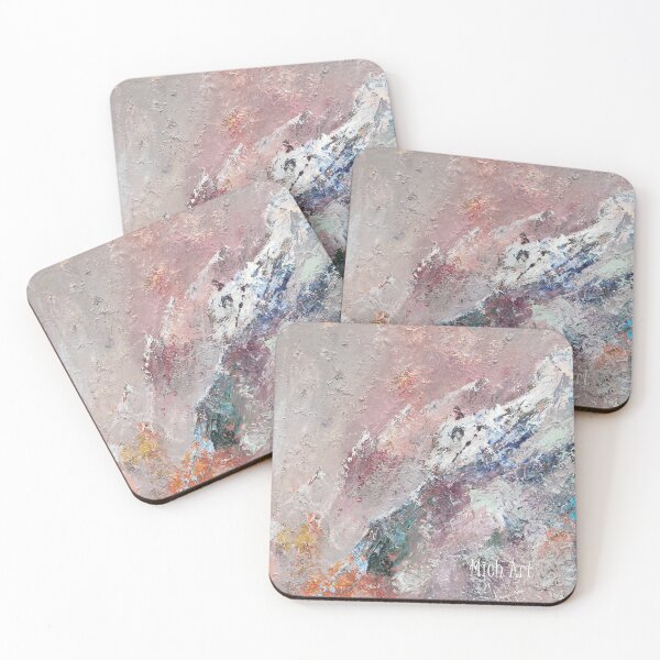 Item preview, Mountain: an abstract landscape of snow and ice designed and sold by Mich-Art-Print.