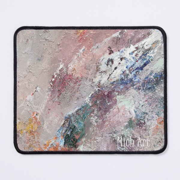 Item preview, Mountain: an abstract landscape of snow and ice designed and sold by Mich-Art-Print.
