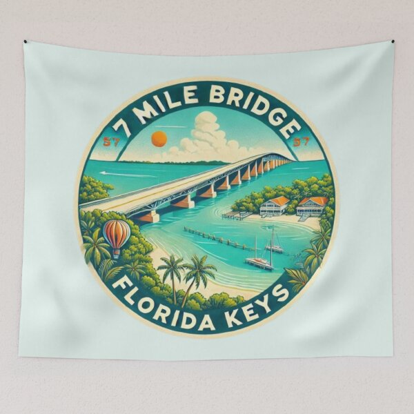 Item preview, 7 Mile Bridge Florida Keys Salter Designs designed and sold by SalterDesigns.
