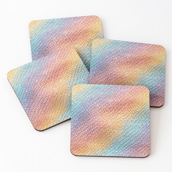 Item preview, Pastel Rainbow Herringbone Knit Photo Texture designed and sold by DigitaICraft.