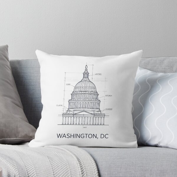 Item preview, Washington DC Capitol Blueprint Architecture Design designed and sold by Fenay Designs.