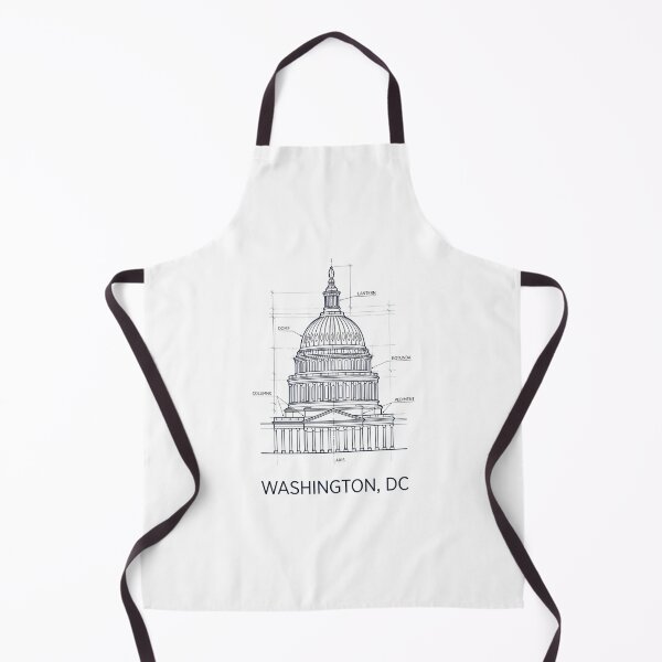 Item preview, Washington DC Capitol Blueprint Architecture Design designed and sold by Fenay Designs.