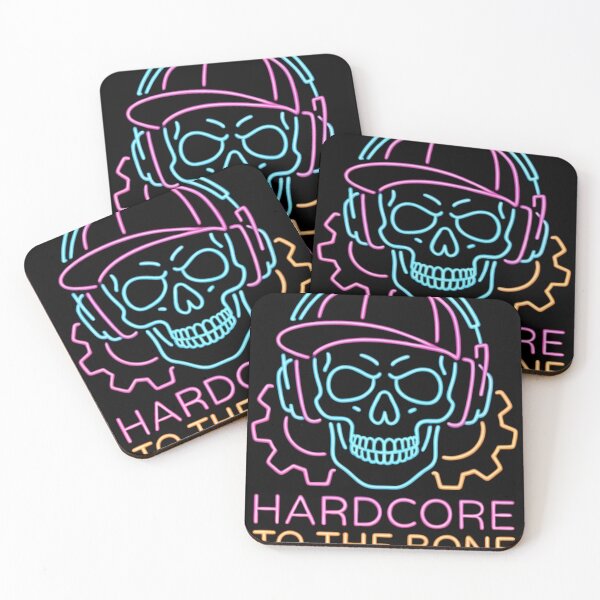 Item preview, Gabber Hardcore To The Bone - Hardcore Apparel for Hardcore Fans - NEON Line designed and sold by PosiPrints.