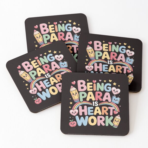 Item preview, Being Para is Heart Work – Paraeducator Gratitude and Educational Assistant designed and sold by Redgiant87x.
