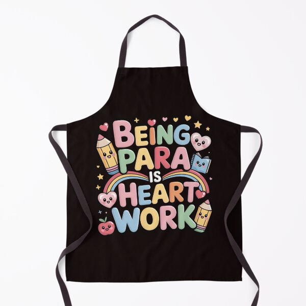 Item preview, Being Para is Heart Work – Paraeducator Gratitude and Educational Assistant designed and sold by Redgiant87x.