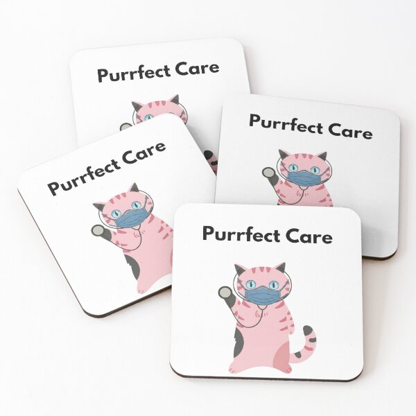 Item preview, Purrfect Care: Cute Nurse Cat Art designed and sold by PeplumiArt.