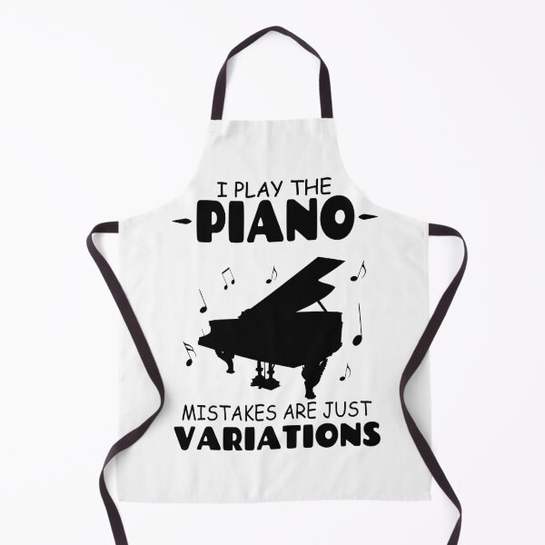 Item preview, I Play Piano Mistakes Are Just Variations designed and sold by Tillscreativ.