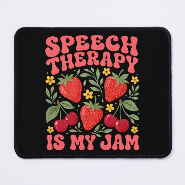 Item preview, Speech Therapy Is My Jam Speech Language Pathologist SLP Speech Therapist designed and sold by FormalDehyena.