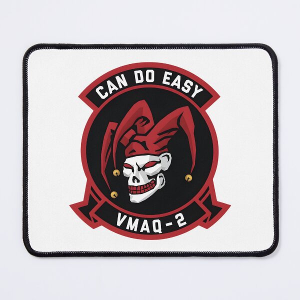 Item preview, Insignia of Marine Tactical Electronic Warfare Squadron 2 (VMAQ-2) "Death Jesters" designed and sold by CharlieDesings.