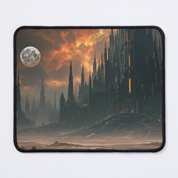 Item preview, The Obsidian Citadel under a Blood Moon designed and sold by Ironclad SPIRE.
