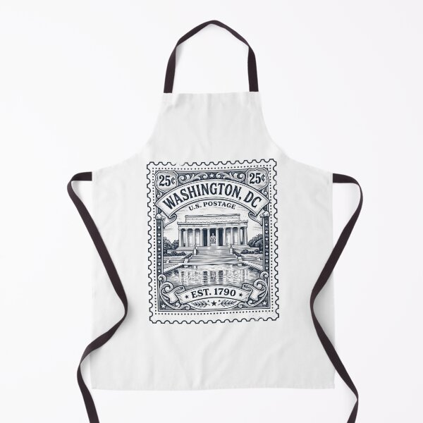 Item preview, Washington DC U.S. Postage Est 1790 Lincoln Memorial Stamp Design designed and sold by Fenay Designs.