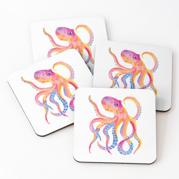 Item preview, Dancing Rainbow Octopus  designed and sold by Sol-9524.