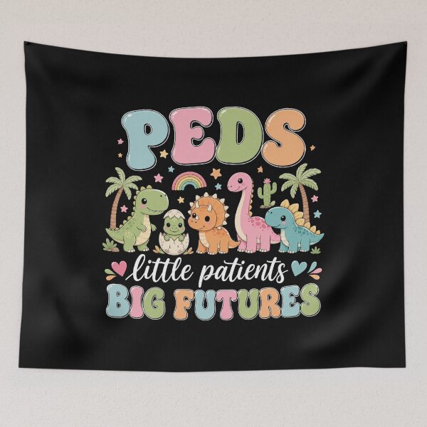 Item preview, Peds Little Patients Big Futures Pediatric Nurse Doctor Healthcare Professional designed and sold by FormalDehyena.