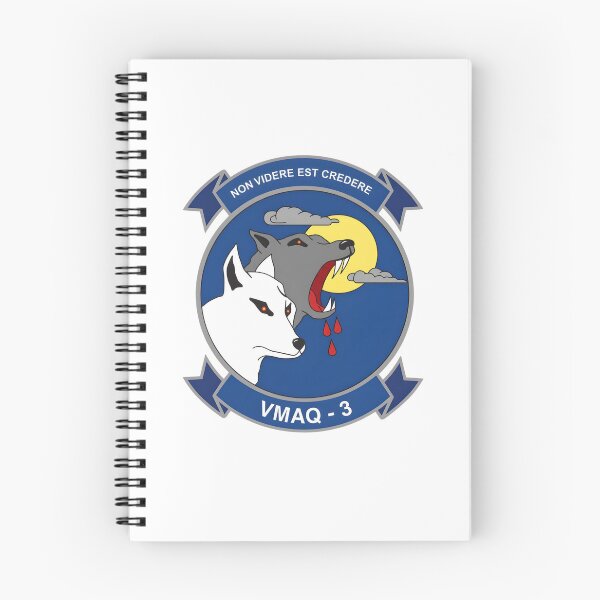 Item preview, Insignia of Marine Tactical Electronic Warfare Squadron 3 (VMAQ-3) "Moon Dogs" designed and sold by CharlieDesings.