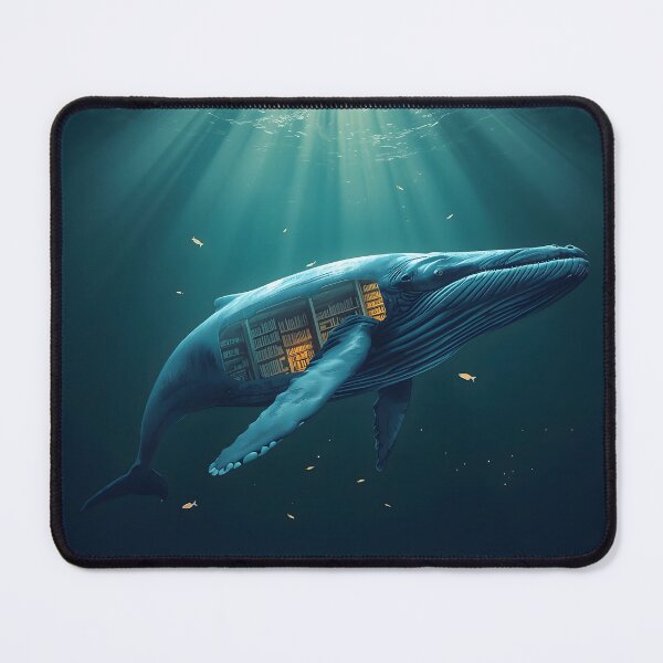 Item preview, The Library Whale designed and sold by UnRealS.