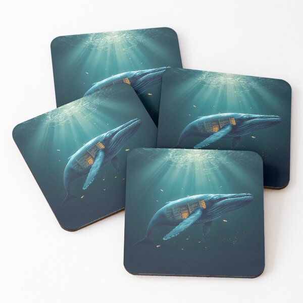 Item preview, The Library Whale designed and sold by UnRealS.