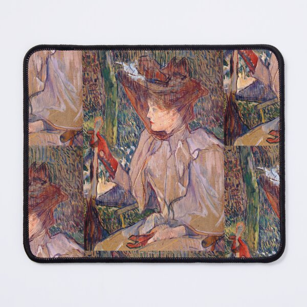 Item preview, Woman with Gloves by Henri de Toulouse-Lautrec | Belle Époque Vintage French Fashion Art Print designed and sold by artofuniverse.