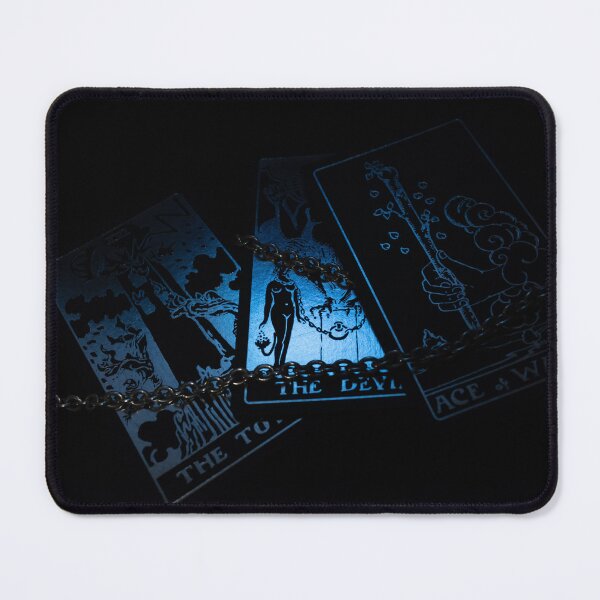 Item preview, Chained Tarot Cards in Blue Light | Dark Mystical Photography designed and sold by PrezSwan.