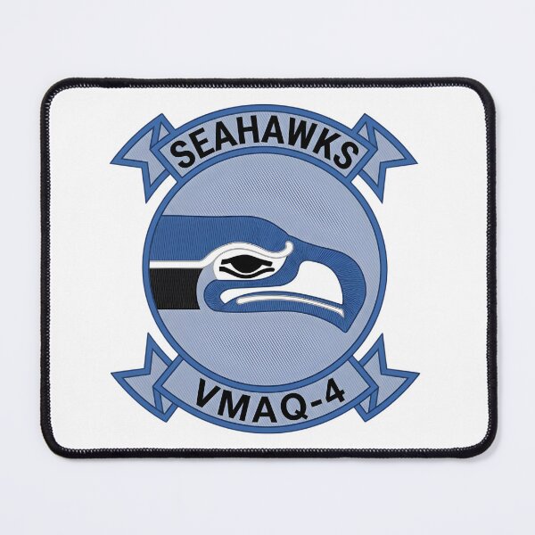 Item preview, Insignia of Marine Tactical Electronic Warfare Squadron 4 (VMAQ-4) "Seahawks" designed and sold by CharlieDesings.