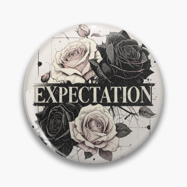 Item preview, Expectation Gothic Rose Typography Dark Romance designed and sold by Meivelle.