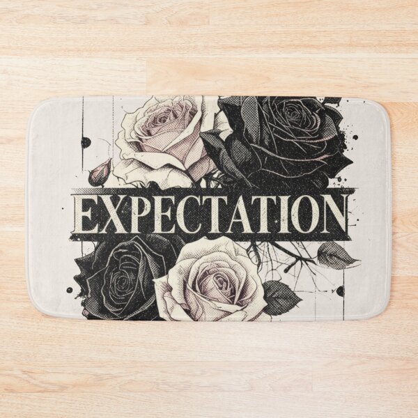 Item preview, Expectation Gothic Rose Typography Dark Romance designed and sold by Meivelle.