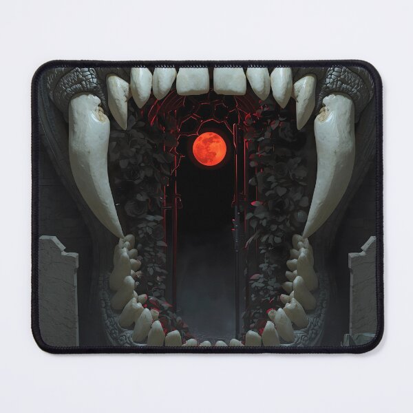 Item preview, The Maw of Souls - Gothic Bone Gate and Blood Moon designed and sold by UnRealS.