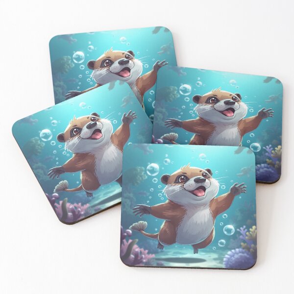 Item preview, sea otter cute designed and sold by cloudzer0000.