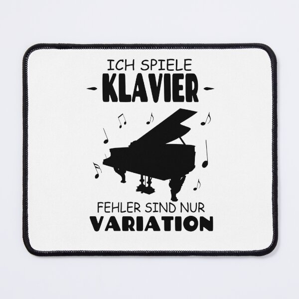 Item preview, I play piano. Mistakes are just variation. designed and sold by Tillscreativ.