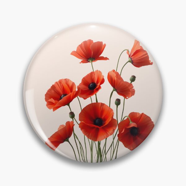 Item preview, Red poppies designed and sold by PrintLabStudio.