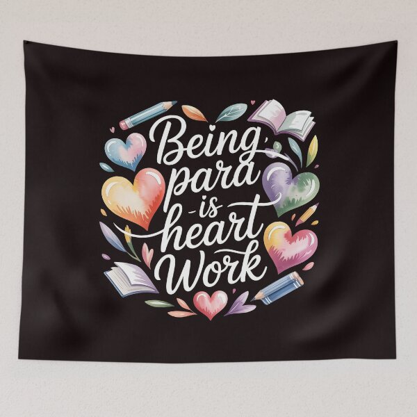 Item preview, Being Para is Heart Work – Para Professional Love and Educator Support Staff Design designed and sold by Redgiant87x.