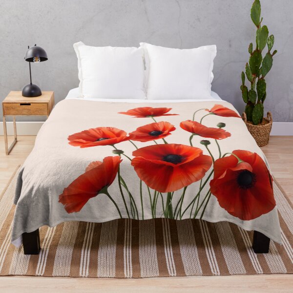 Item preview, Red poppies designed and sold by PrintLabStudio.