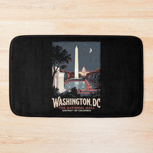 Item preview, Washington DC The National Mall District of Columbia Night Poster designed and sold by Fenay Designs.