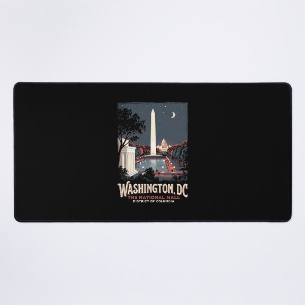 Item preview, Washington DC The National Mall District of Columbia Night Poster designed and sold by Fenay Designs.
