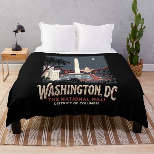 Item preview, Washington DC The National Mall District of Columbia Night Poster designed and sold by Fenay Designs.