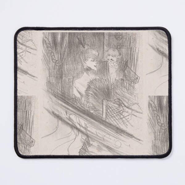 Item preview, Le Baron Moïse Laloge by Henri de Toulouse-Lautrec | Belle Époque Cabaret Sketch Art Print designed and sold by artofuniverse.