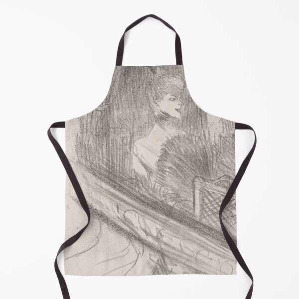 Item preview, Le Baron Moïse Laloge by Henri de Toulouse-Lautrec | Belle Époque Cabaret Sketch Art Print designed and sold by artofuniverse.