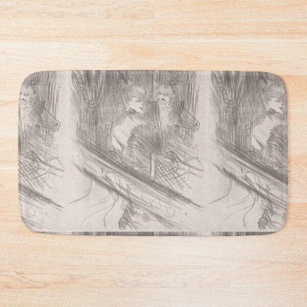 Item preview, Le Baron Moïse Laloge by Henri de Toulouse-Lautrec | Belle Époque Cabaret Sketch Art Print designed and sold by artofuniverse.