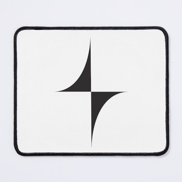 Item preview, minimalist half-star shape designed and sold by PeterskyDesign.