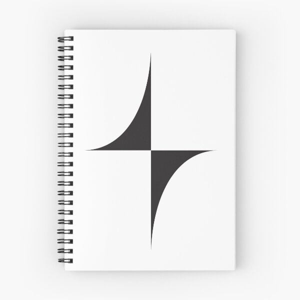 Item preview, minimalist half-star shape designed and sold by PeterskyDesign.