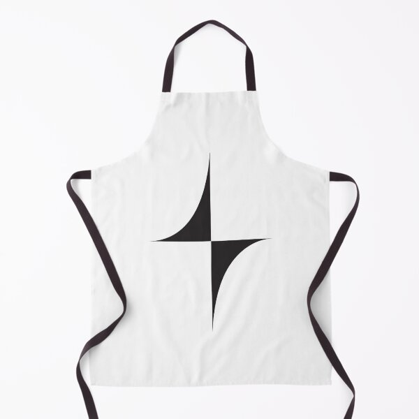 Item preview, minimalist half-star shape designed and sold by PeterskyDesign.