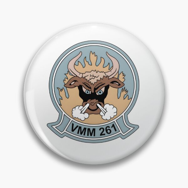 Item preview, Insignia of Marine Medium Tiltrotor Squadron 261 (VMM-261) "The Raging Bulls" designed and sold by CharlieDesings.
