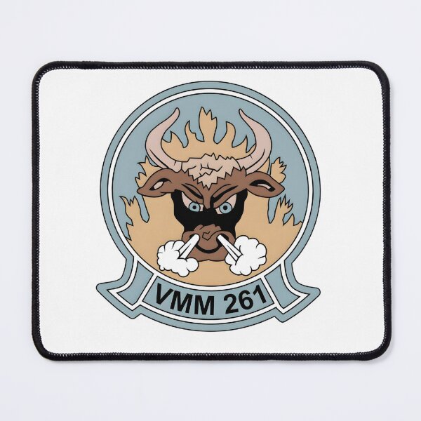 Item preview, Insignia of Marine Medium Tiltrotor Squadron 261 (VMM-261) "The Raging Bulls" designed and sold by CharlieDesings.