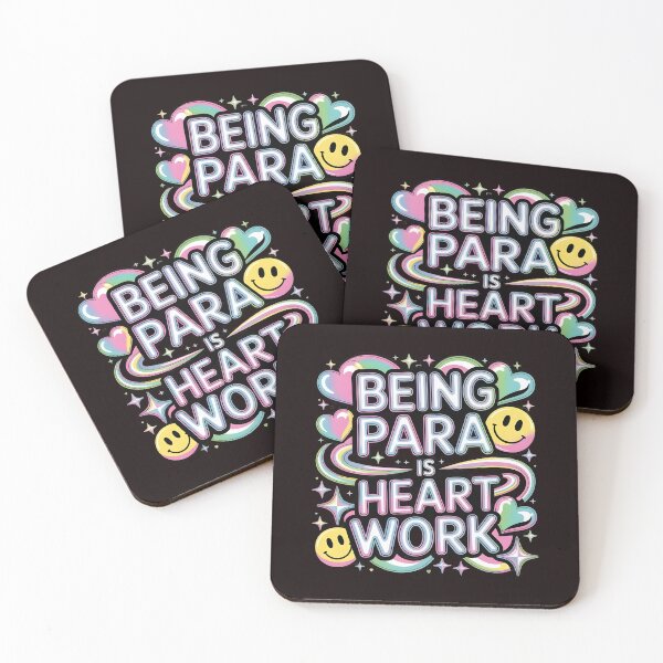 Item preview, Being Para is Heart Work – Educational Assistant and Paraeducator Gratitude Gift designed and sold by Redgiant87x.