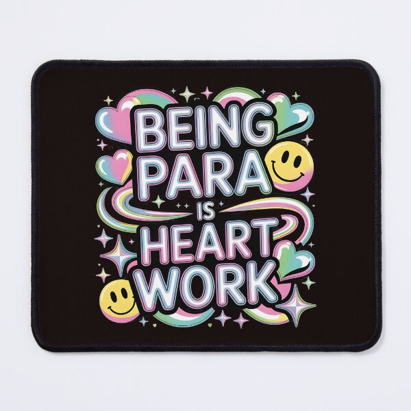 Item preview, Being Para is Heart Work – Educational Assistant and Paraeducator Gratitude Gift designed and sold by Redgiant87x.