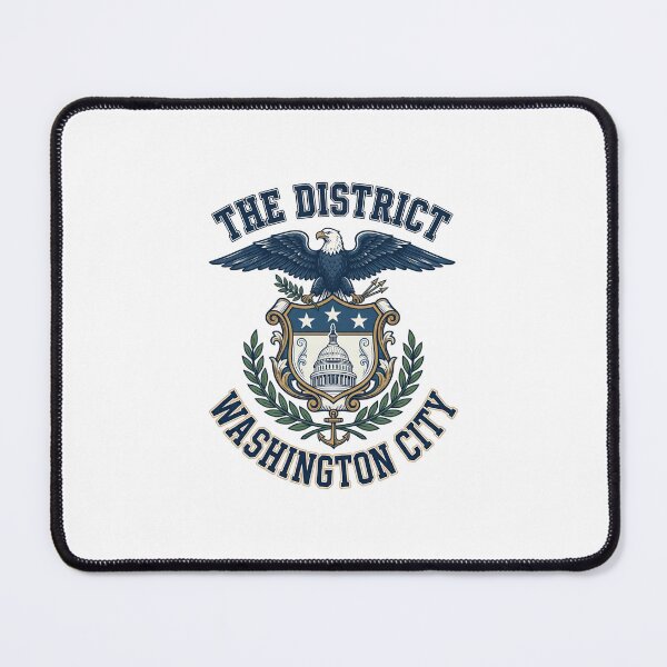 Item preview, The District Washington City Eagle Crest Capitol Design designed and sold by Fenay Designs.