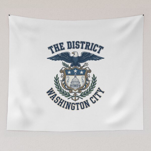 Item preview, The District Washington City Eagle Crest Capitol Design designed and sold by Fenay Designs.