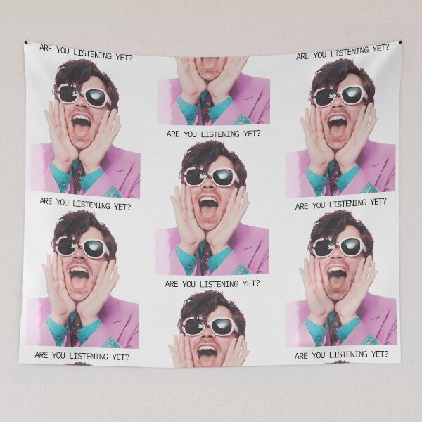 Item preview, Are You Listening Yet Retro Pop Graphic designed and sold by phoebelevine.