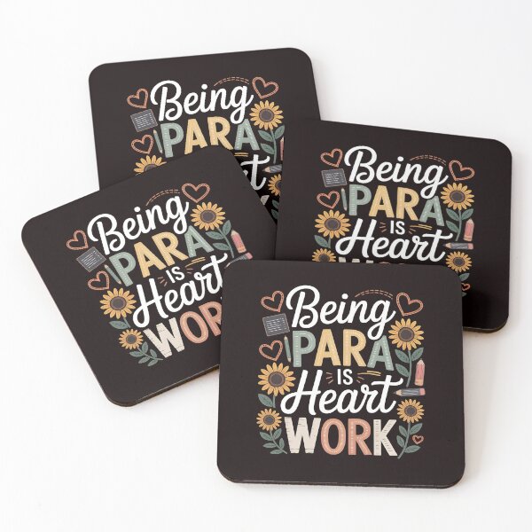 Item preview, Being Para is Heart Work – Heartfelt Paraprofessional Appreciation Design designed and sold by Redgiant87x.